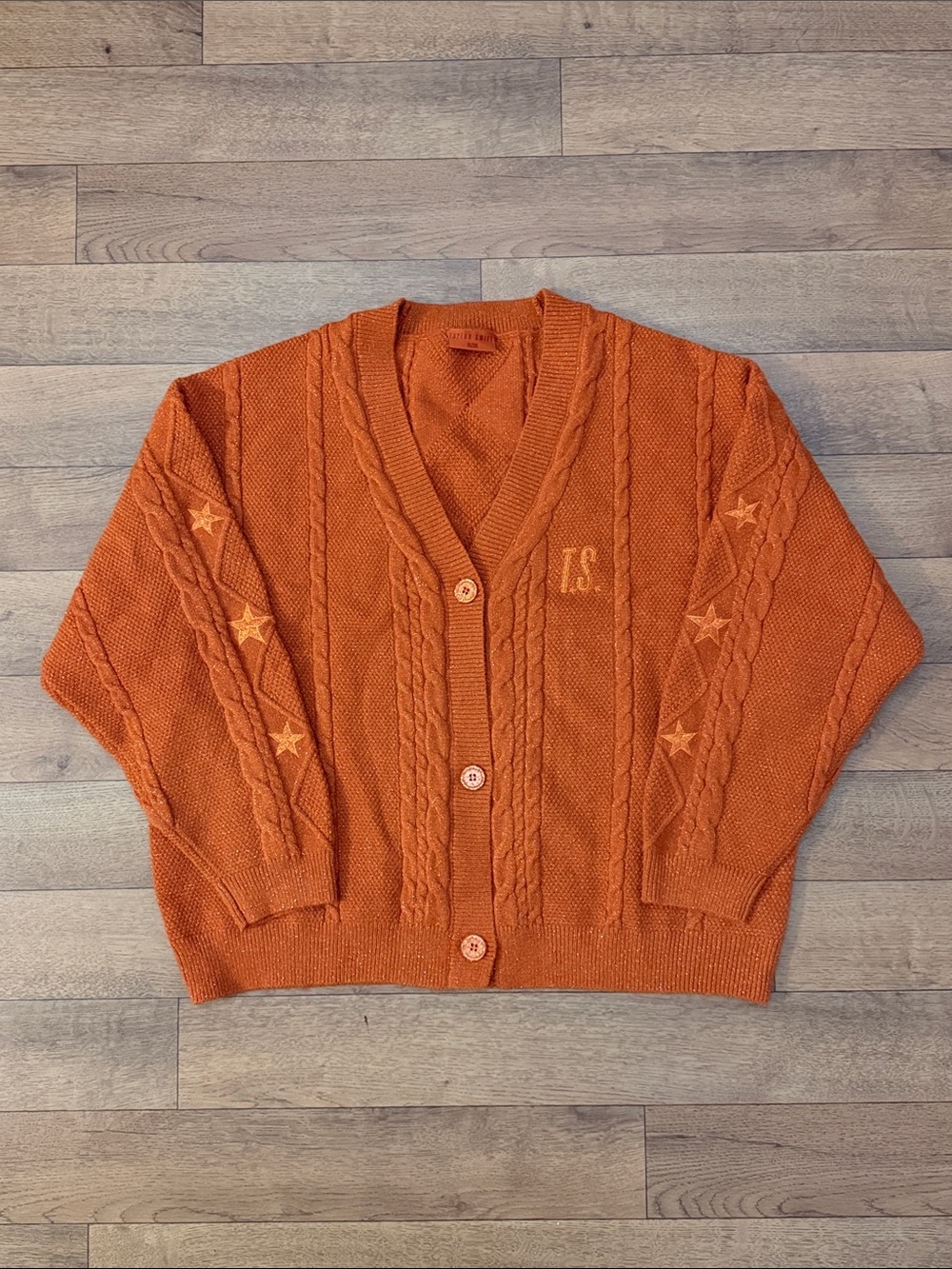 Taylor Swift Size XL/2XL The Life Of A Showgirl Cardigan Authentic Merch Shimmer